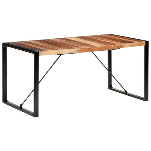 Tavolo da Pranzo 160x80x75 cm in Legno Massello