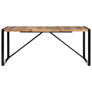 Tavolo da Pranzo 180x90x75 cm in Legno Massello