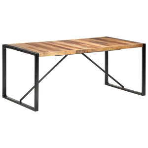 Tavolo da Pranzo 180x90x75 cm in Legno Massello