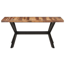 Load image into Gallery viewer, Tavolo da Pranzo 160x80x75 cm Legno Massello con Finitura Ambra