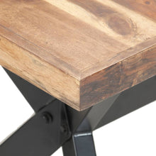 Load image into Gallery viewer, Tavolo da Pranzo 160x80x75 cm Legno Massello con Finitura Ambra