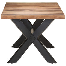 Load image into Gallery viewer, Tavolo da Pranzo 180x90x75 cm Legno Massello con Finitura Ambra