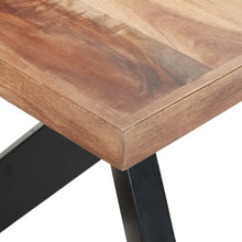 Load image into Gallery viewer, Tavolo da Pranzo 180x90x75 cm Legno Massello con Finitura Ambra