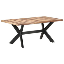 Load image into Gallery viewer, Tavolo da Pranzo 180x90x75 cm Legno Massello con Finitura Ambra