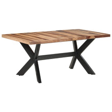Load image into Gallery viewer, Tavolo da Pranzo 180x90x75 cm Legno Massello con Finitura Ambra