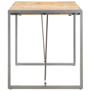 Tavolo da Pranzo 160x80x75 cm in Legno Massello di Mango