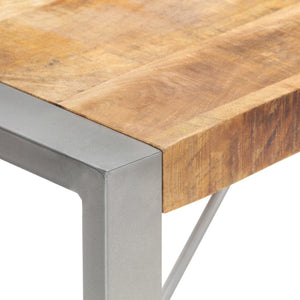 Tavolo da Pranzo 160x80x75 cm in Legno Massello di Mango