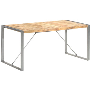 Tavolo da Pranzo 160x80x75 cm in Legno Massello di Mango