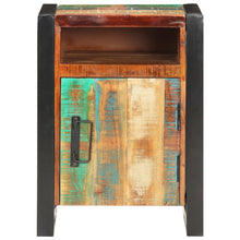 Load image into Gallery viewer, Mobiletto con anta 40x35x55 cm in Legno Massello di Recupero