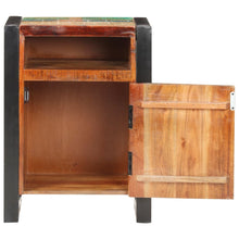 Load image into Gallery viewer, Mobiletto con anta 40x35x55 cm in Legno Massello di Recupero