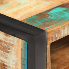 Load image into Gallery viewer, Mobiletto con anta 40x35x55 cm in Legno Massello di Recupero