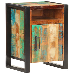 Mobiletto con anta 40x35x55 cm in Legno Massello di Recupero