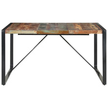 Load image into Gallery viewer, Tavolo da Pranzo 140x140x75 cm in Legno Massello di Recupero