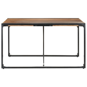 Tavolo da Pranzo 140x140x75 cm in Legno Massello