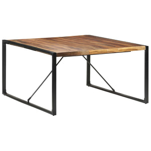 Tavolo da Pranzo 140x140x75 cm in Legno Massello