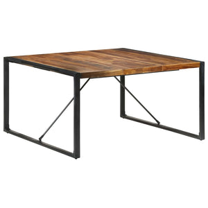 Tavolo da Pranzo 140x140x75 cm in Legno Massello