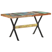 Carica l&#39;immagine nel visualizzatore di Gallery, Tavolo da Pranzo 140x70x76 cm in Legno Massello di Recupero