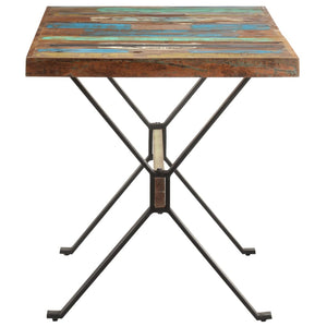 Tavolo da Pranzo 140x70x76 cm in Legno Massello di Recupero