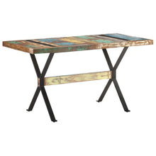 Carica l&#39;immagine nel visualizzatore di Gallery, Tavolo da Pranzo 140x70x76 cm in Legno Massello di Recupero
