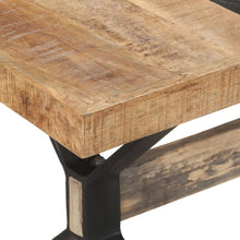 Load image into Gallery viewer, Tavolo da Pranzo 160x80x76 cm in Legno Massello di Mango Grezzo
