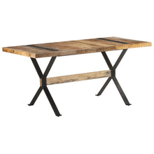 Load image into Gallery viewer, Tavolo da Pranzo 160x80x76 cm in Legno Massello di Mango Grezzo