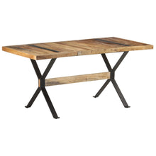 Load image into Gallery viewer, Tavolo da Pranzo 160x80x76 cm in Legno Massello di Mango Grezzo