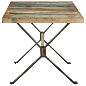 Tavolo da Pranzo 160x80x76 cm in Legno Massello di Recupero