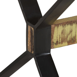 Tavolo da Pranzo 160x80x76 cm in Legno Massello di Recupero