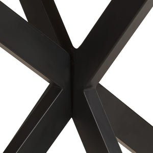 Tavolo da Pranzo 140x80x75 cm in Legno Massello di Rovere