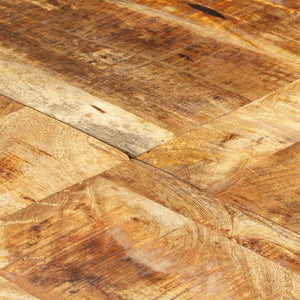 Tavolo da Pranzo 160x90x75cm in Legno Massello di Mango Grezzo