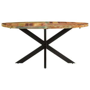 Tavolo da Pranzo 160x90x75 cm in Legno Massello di Recupero