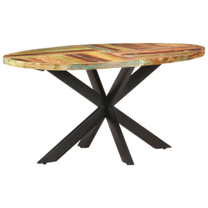 Tavolo da Pranzo 160x90x75 cm in Legno Massello di Recupero