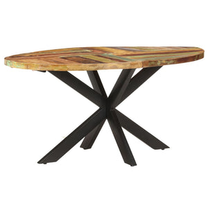 Tavolo da Pranzo 160x90x75 cm in Legno Massello di Recupero