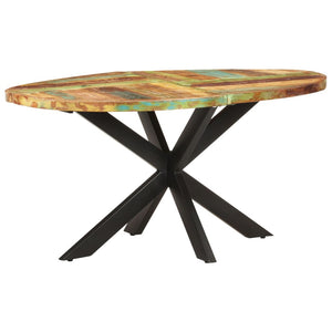 Tavolo da Pranzo 160x90x75 cm in Legno Massello di Recupero