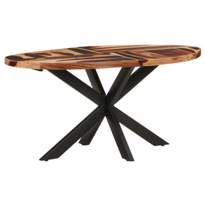 Tavolo da Pranzo 160x90x75 cm in Legno Massello di Acacia