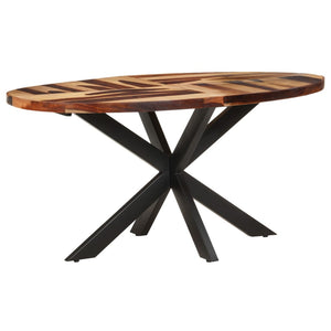 Tavolo da Pranzo 160x90x75 cm in Legno Massello di Acacia