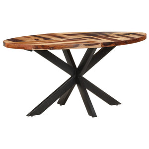 Tavolo da Pranzo 160x90x75 cm in Legno Massello di Acacia