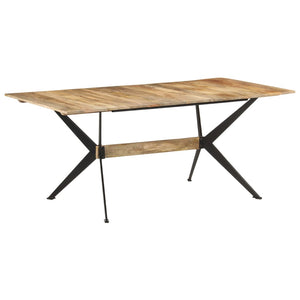 Tavolo da Pranzo 180x90x76 cm in Legno Massello di Mango