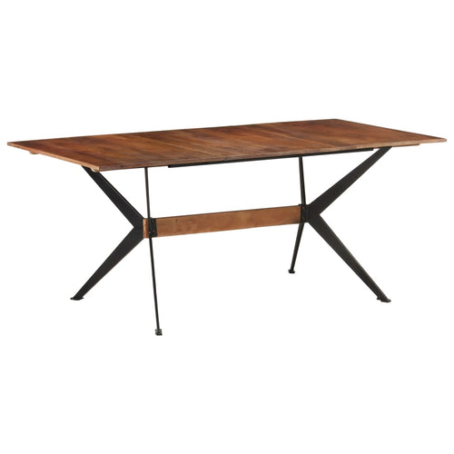 Tavolo da Pranzo 180x90x76 cm in Legno Massello di Mango