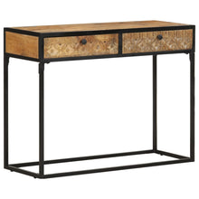 Carica l&#39;immagine nel visualizzatore di Gallery, Tavolo Consolle 100x35x75 cm in Legno Massello di Mango