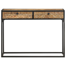 Carica l&#39;immagine nel visualizzatore di Gallery, Tavolo Consolle 100x35x75 cm in Legno Massello di Mango