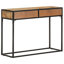 Carica l&#39;immagine nel visualizzatore di Gallery, Tavolo Consolle 100x35x75 cm in Legno Massello di Mango