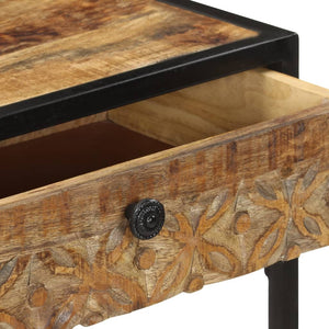 Tavolo Consolle 100x35x75 cm in Legno Massello di Mango