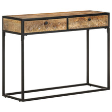 Carica l&#39;immagine nel visualizzatore di Gallery, Tavolo Consolle 100x35x75 cm in Legno Massello di Mango