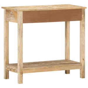Mobiletto Consolle 80x35x74 cm in Legno Massello di Mango