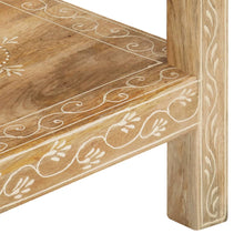 Laden Sie das Bild in den Galerie-Viewer, Mobiletto Consolle 80x35x74 cm in Legno Massello di Mango