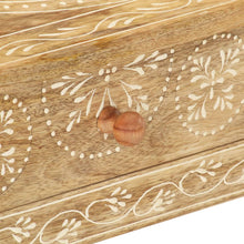 Laden Sie das Bild in den Galerie-Viewer, Mobiletto Consolle 80x35x74 cm in Legno Massello di Mango