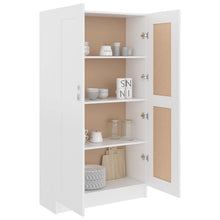 Indlæs billede til gallerivisning Libreria/Armadio Bianca 82,5x30,5x150 cm in Legno Multistrato