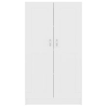Indlæs billede til gallerivisning Libreria/Armadio Bianca 82,5x30,5x150 cm in Legno Multistrato