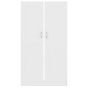 Libreria/Armadio Bianca 82,5x30,5x150 cm in Legno Multistrato